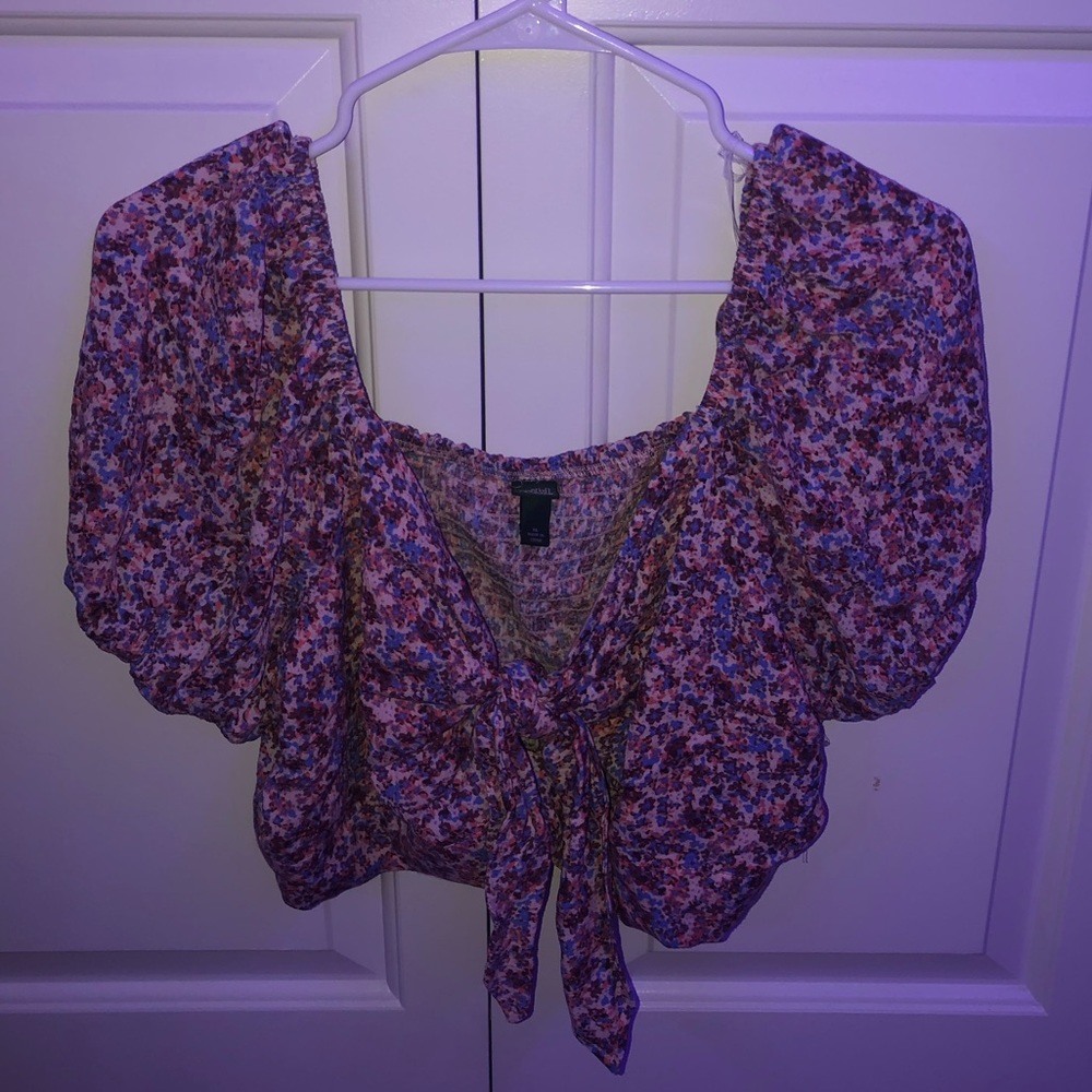 Wild Fable Floral Crop Top